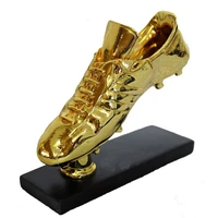 hot sale golden boot shoe trophy replica the golden boot award football shoes fans souvenirs collectible