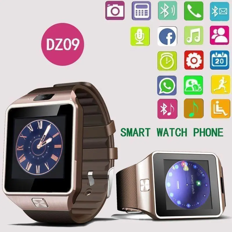 BEESCLOVER умные часы для Apple android 10 шт./лот DZ09 поддержка SIM/TF карт MP3 pk GT08 A1 U8 Смарт с