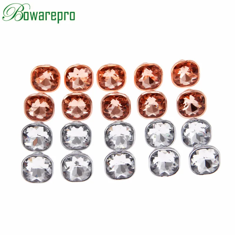 

10PCS 21*19MM Mini Diamond Shape Crystal Glass Knobs Drawer Wooden Case Knob Jewelry Gift Box Decorative Knob DIY Dresser Box
