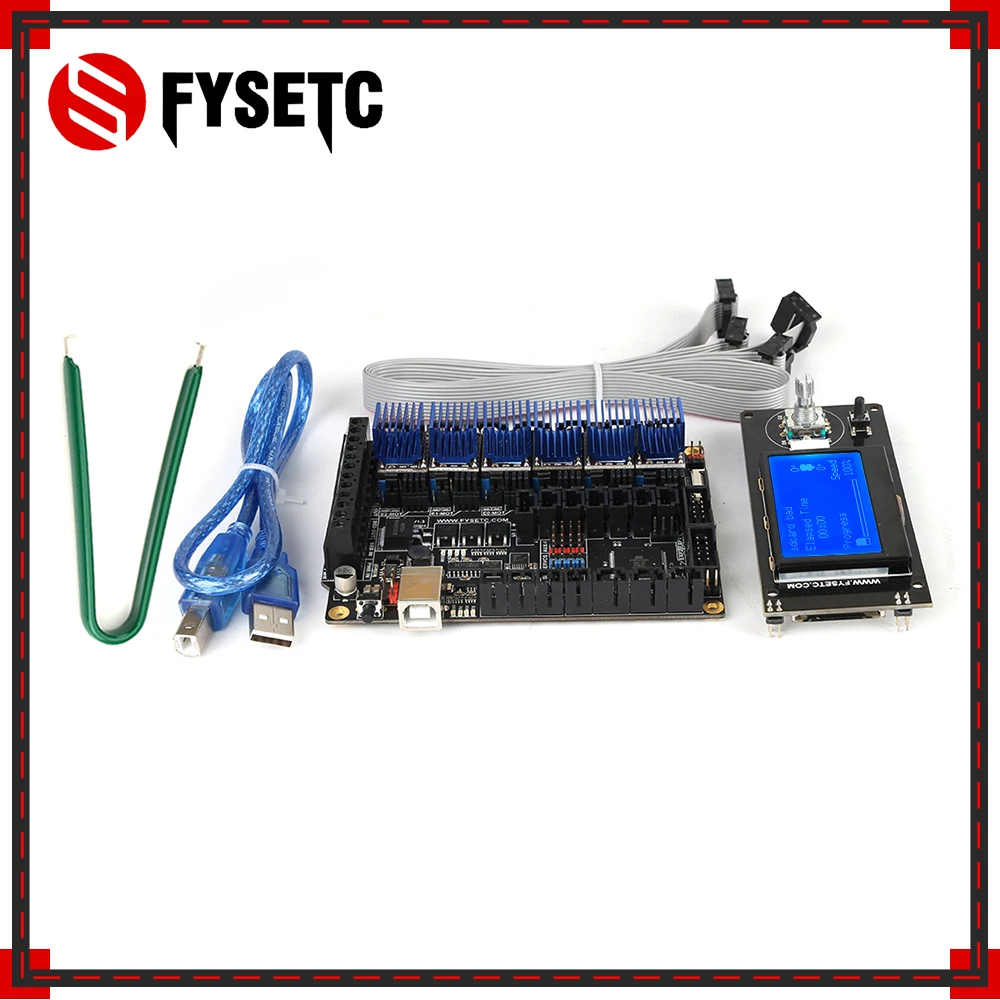 -- FYSETC F6 V1.3 +    6 . DRV8825 + MINI12864 - mini 12864   Marlin