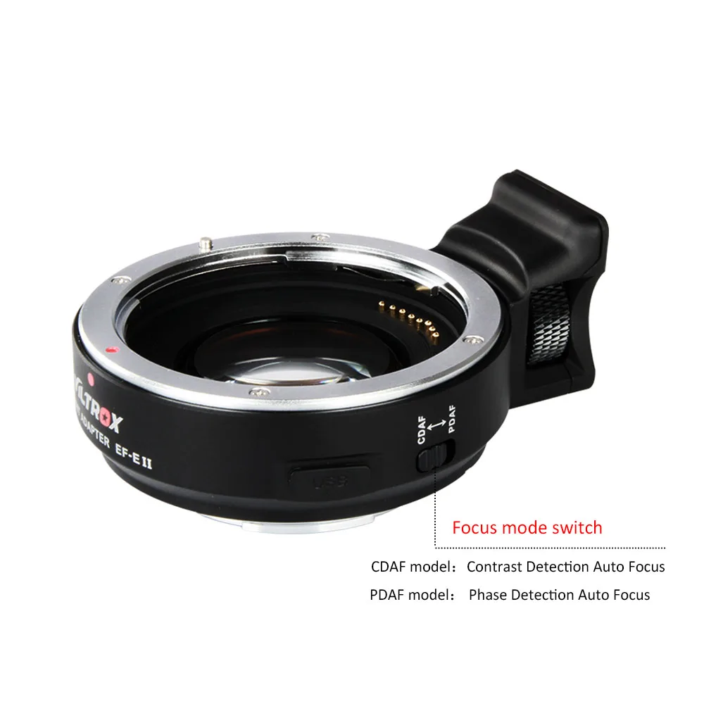 Адаптер объектива Viltrox EF E II авто фокус редуктор скорости усилитель для Canon