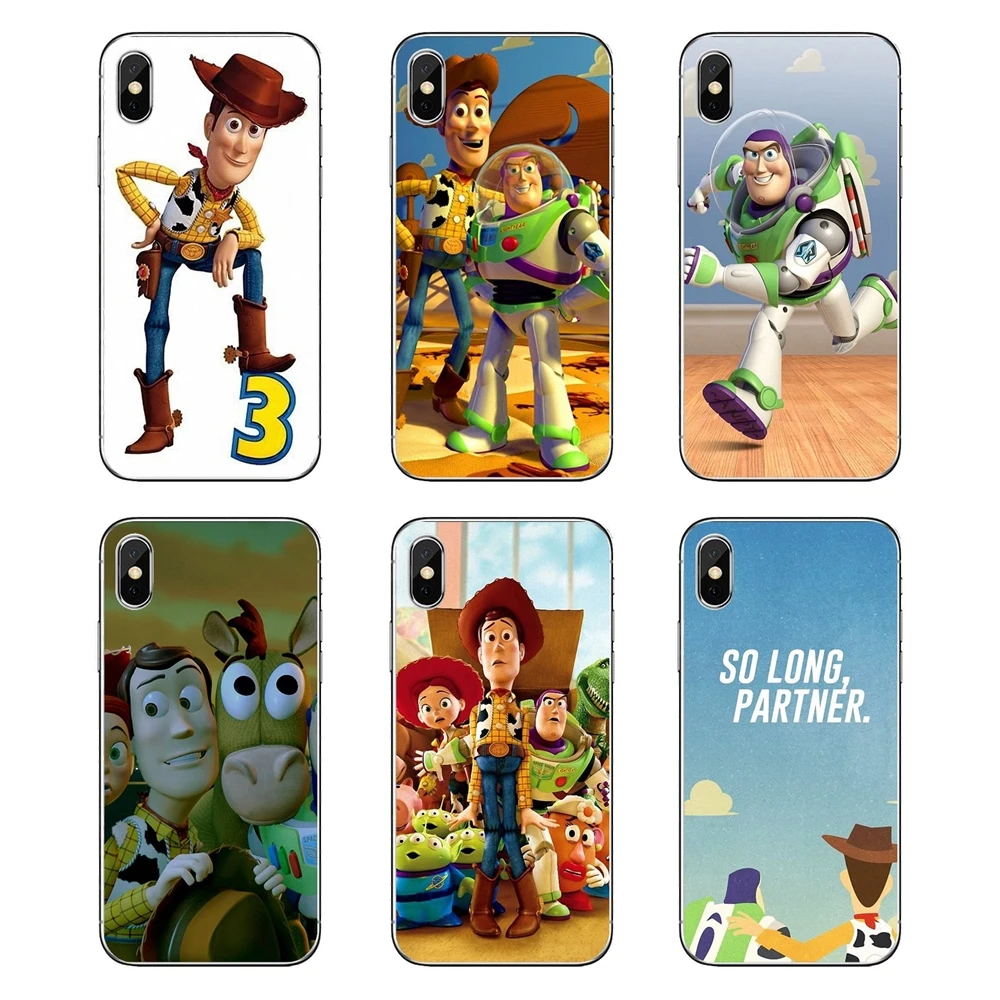 Чехол для iphone X XR XS MAX чехол Buzz Lightyear Woody мягкий из ТПУ 6 S 7 8 PLUS 5 5s coque shell | Мобильные