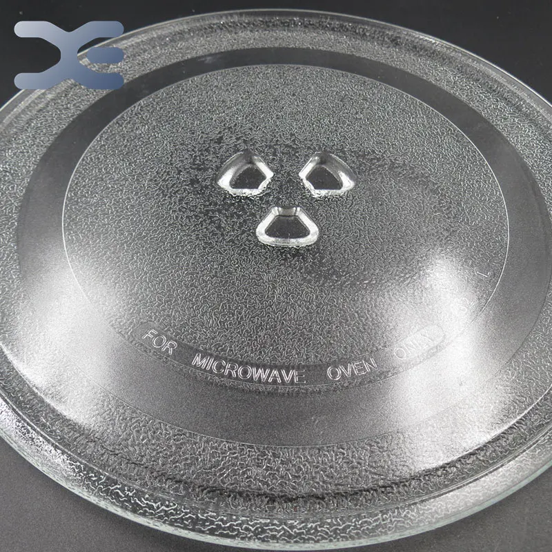 Высококачественное Стеклянное блюдо для микроволновой печи вращающаяся