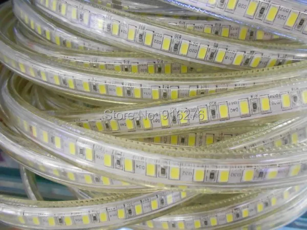 Светодиодная лента гибкая с регулируемой яркостью 220 240 в 120 светодиодов/м 5630 SMD