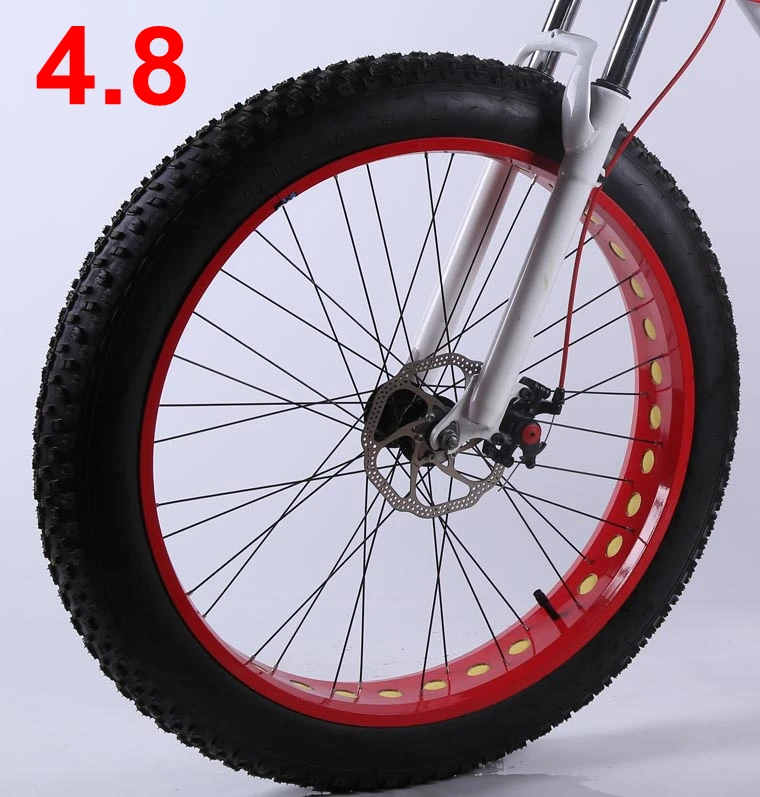 4.8 Size A RDYE26 26 дюймов колесо для велосипеда на толстых покрышках с внутренними и внешними шинами, без передней вилки - Цвет: 4.8 Size A RDYE26