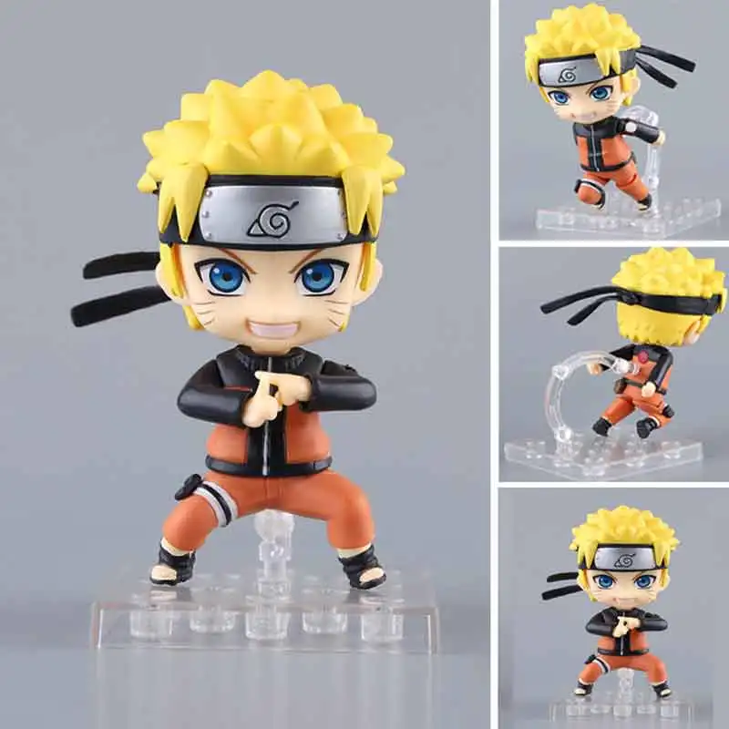 naruto without box Nendoroid Наруто Shippuden Kurama кьюби Наруто 682 Саске 707 Учиха Итачи 820 Какаши 724 Харуно Сакура 833 игрушка фигурка - Цвет: naruto without box