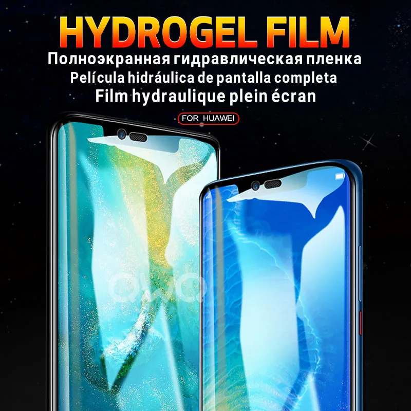 20D Гидрогелевая пленка для huawei P20 P10 Lite Pro P Smart Защитная пленка для экрана huawei mate 20 10 Lite Pro Ультра тонкая защитная