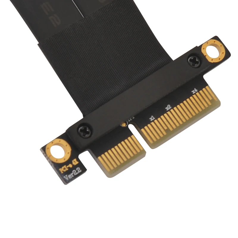 Расширитель платы PCI E 4X гибкий Удлинительный кабель ленточный адаптер конвертер