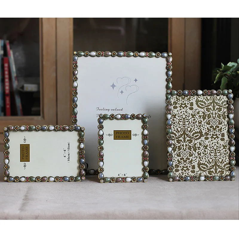 Алмазная подвесная фоторамка картина свадебный стол окрашенная металлическая