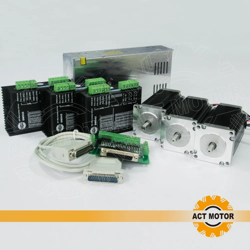 Бесплатная доставка из Германии! 3-осевой шаговый двигатель Nema23 23HS2442 с одним