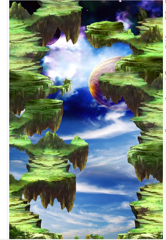 3d обои на заказ украшение для дома игровой сцены пол ПВХ водонепроницаемые