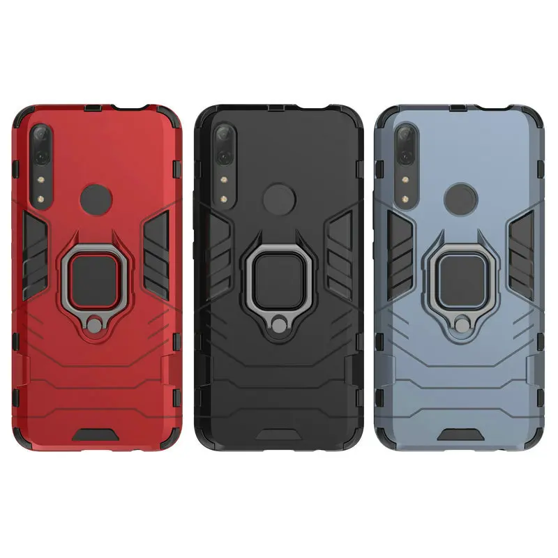 

Finger Ring Case Hard Phone Case for Huawei P Smart Z Honor 9X STK-LX1 Honor 9X Premium Huawei Y9 Prime 2019 Armor Case Cover