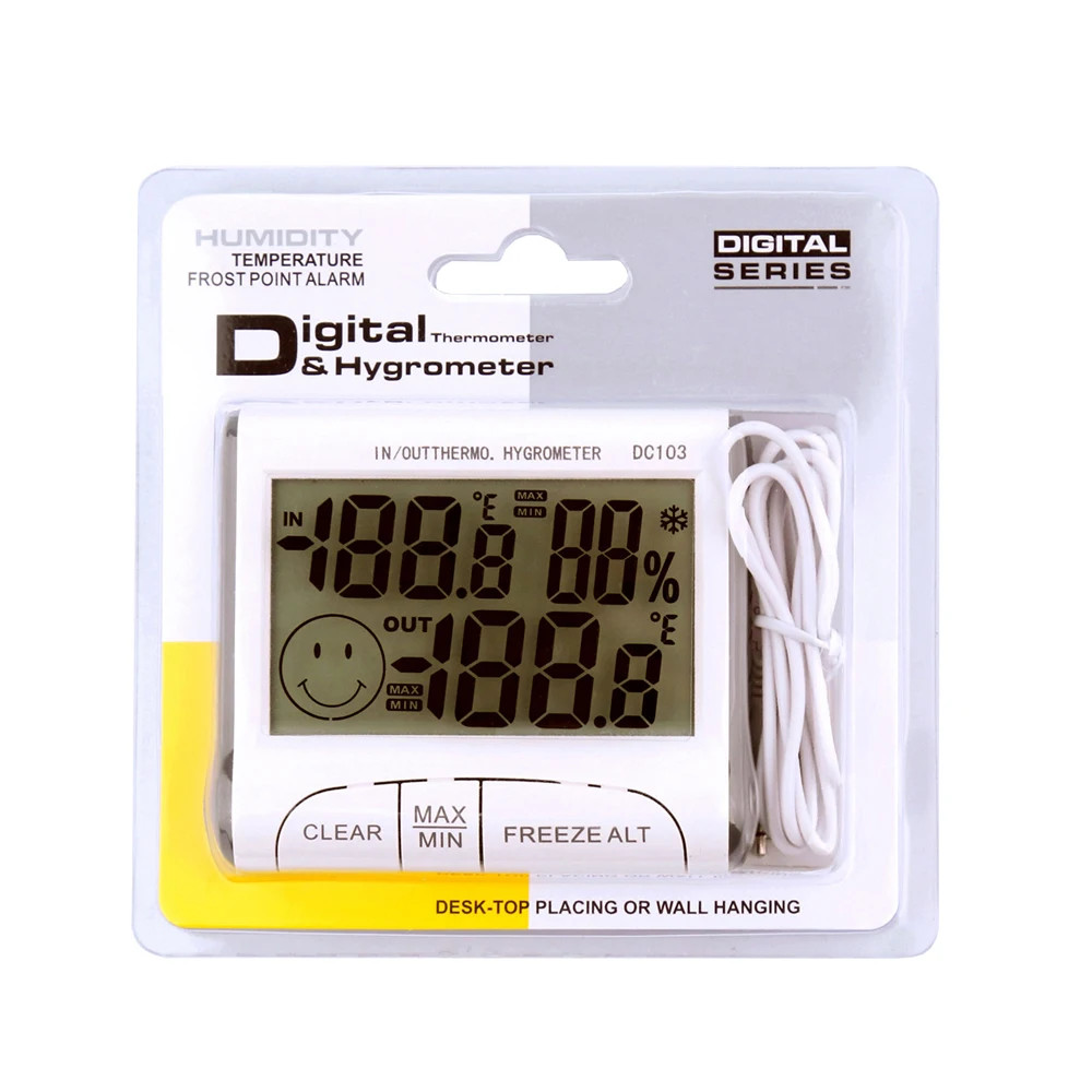 Метеостанция MOSEKO измеритель температуры и влажности для дома улицы с