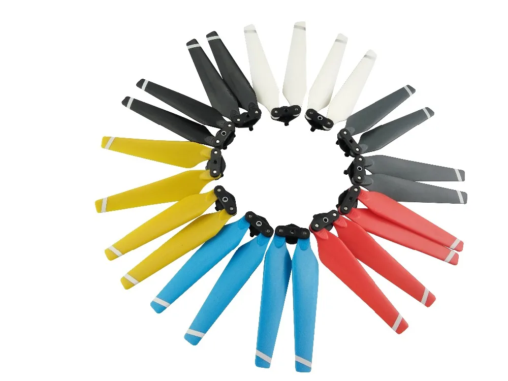 

Quick release Folding 12 pcs/6 pairs Propellers black/white/red/yellow/gray/blue for DJI Mavic Pro QuadCopter