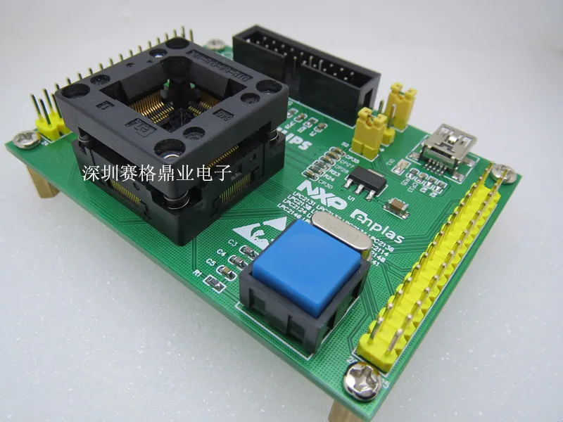 Оригинальный испытательный сиденье NXP IC LPC2124 LPC2109 программируемый для сжигания