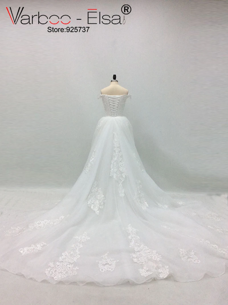 VARBOO_ELSA Vestido De Noiva высококачественное Элегантное свадебное платье белая кружевная