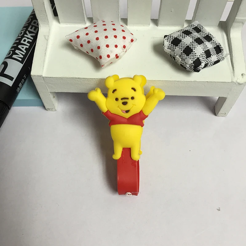 3 шт./лот Прекрасный Стежка Дональд Дак Мультфильм Намотки Кабеля Наушников