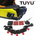 Аксессуары для шлема TUYU, кронштейн для мотоциклетного шлема, Регулируемая пряжка для GoPro Hero9 8 7 6 5 SJ4000 EKEN xiaomi Yi