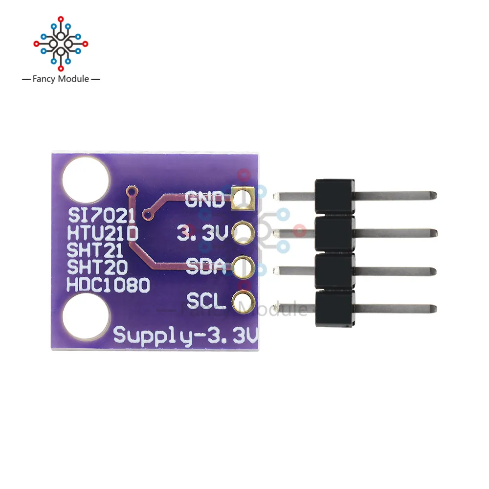 Датчик температуры и влажности GY-213V-HTU21D I2C заменить SHT21 SI7021 HDC1080 модуль |
