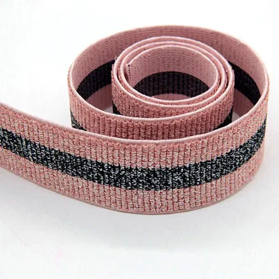 pink gray pink Розовые эластичные ленты 4 см ширина модный кружевной пояс эластичные ремни Пояс аксессуары для одежды DIY платье брюки юбка одежда 1 м - Цвет: pink gray pink