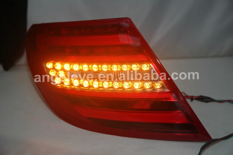 Светодиодный задний фонарь для Mercedes Benz C Class W204 C180 C200 c260 C300 C63 2012 2013 год красный
