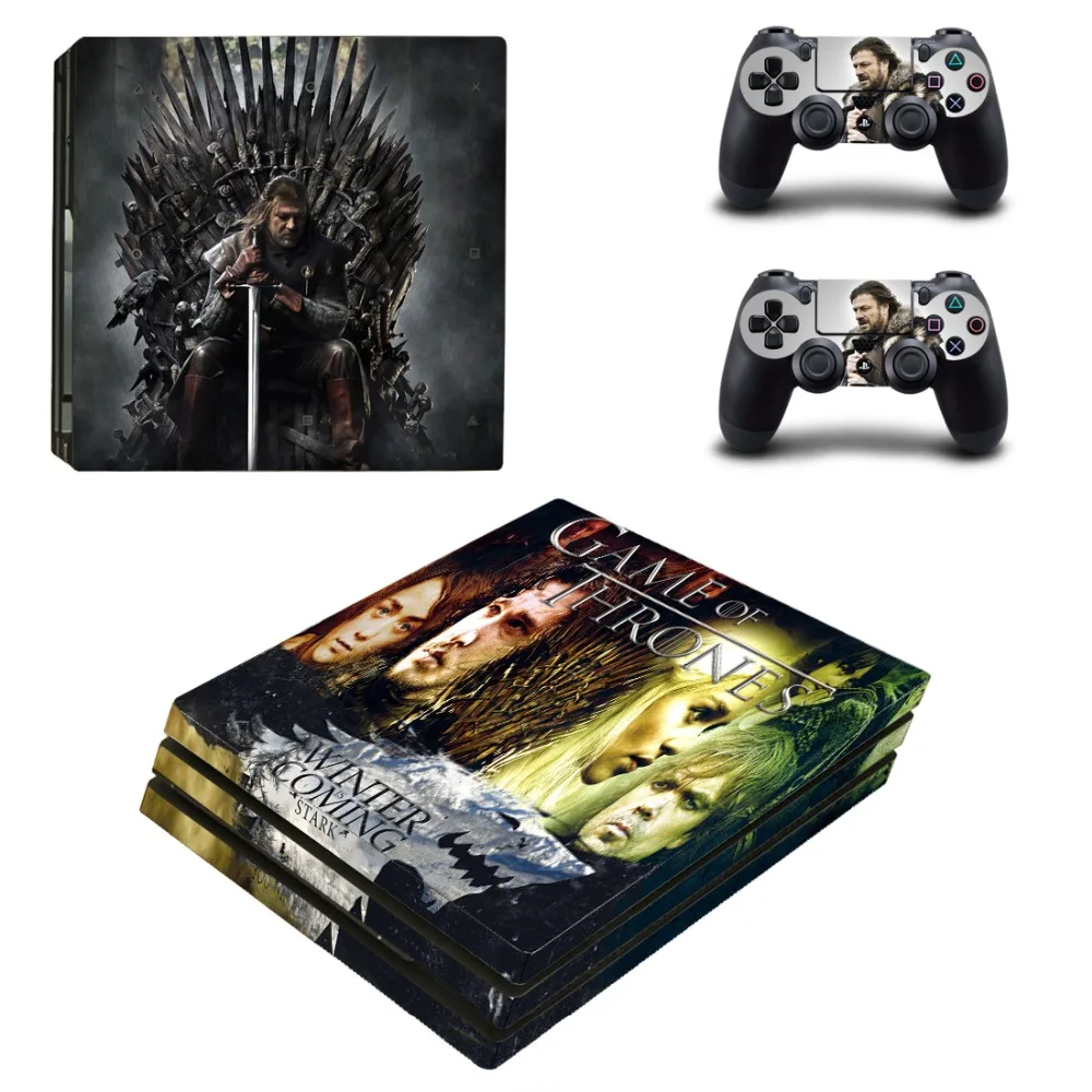 Игра престолов Зима идет PS4 Pro наклейка кожи для playstation 4 консоль и