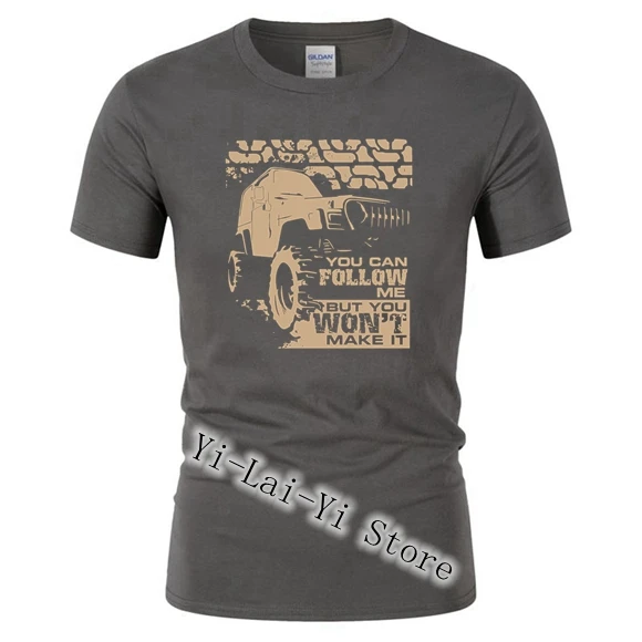 Новый бренд Jeeps Футболка мужская машина для внедорожной рубашки Kawaii