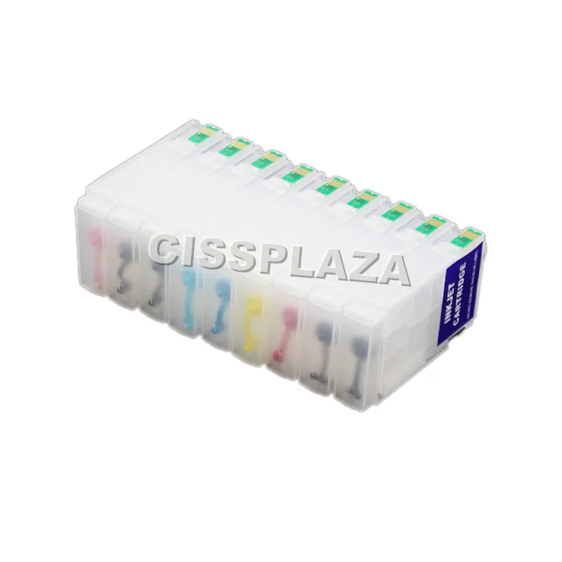 CISSPLAZA 80 мл пустые многоразовые чернильные картриджи совместимые с Epson P600 чипом ARC