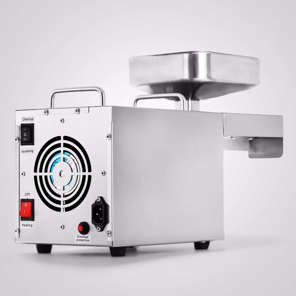 

High Quality Multifunctional Automatic Small Oil Press Machine 304# Food Grade Stainless Steel Oil Expeller