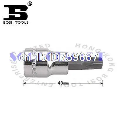 2 шт. насадки для отвертки 48 мм 3/8 дюйма|torx 3|drive socketsocket drive |