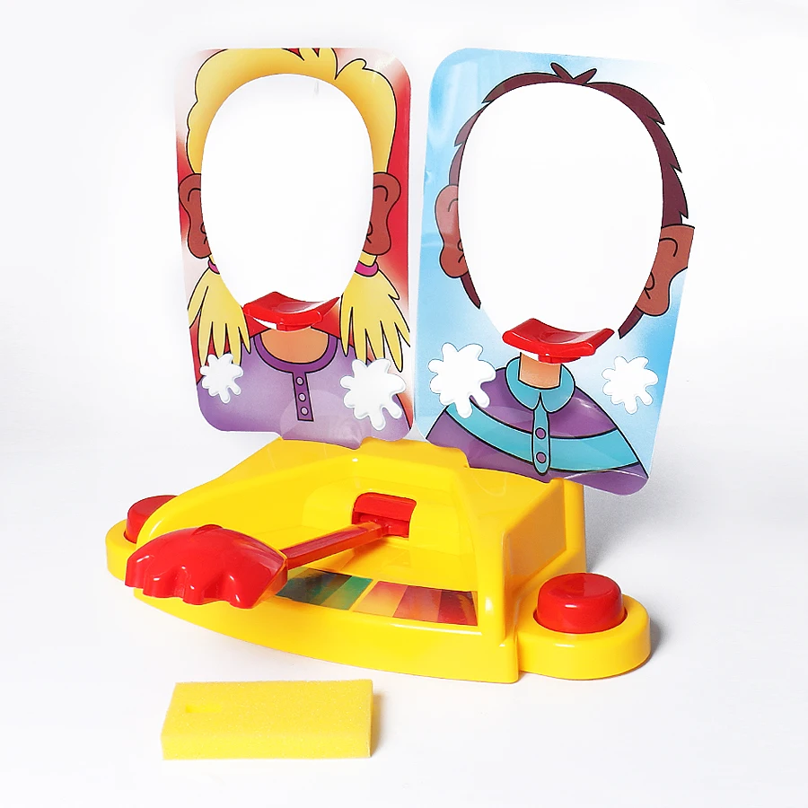 Новый двойной человек пирог к лицу Семейная Игра Showdown вызов шалость шутки