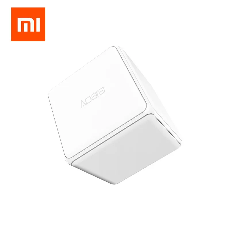 Xiao mi Aqara mi Cube контроллер Zigbee версия управляется шестью мерами с телефоном приложение для умного дома устройство ТВ умная розетка