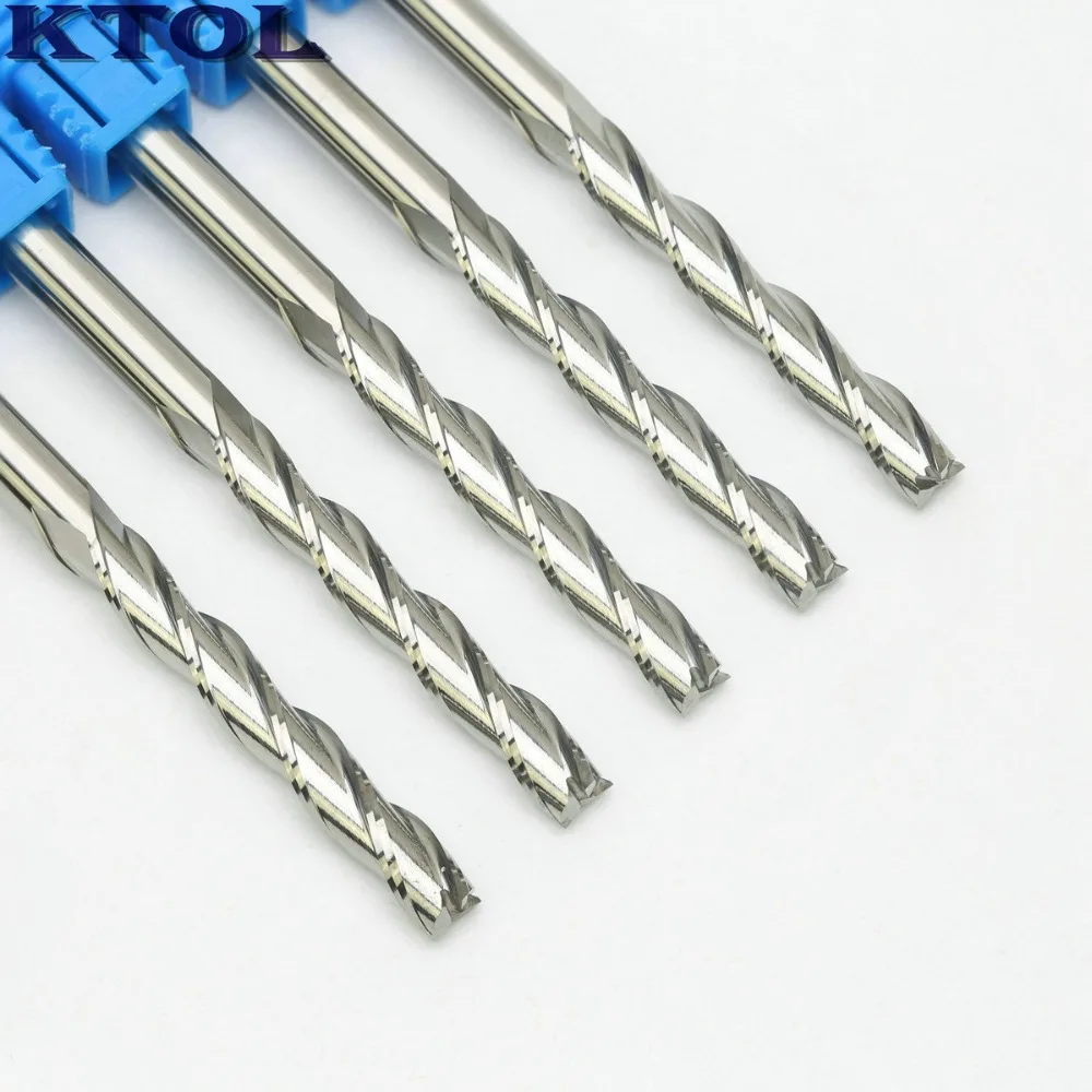 6 мм CEL32-72 3-зубые твердосплавные концевые фрезы длинные 5 шт. вольфрамовые