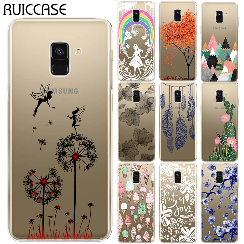 Мягкий чехол из ТПУ с изображением мороженого для Samsung Galaxy A10 A20 A30 A40 A50 A70 A80 A3 A5 A7 2016