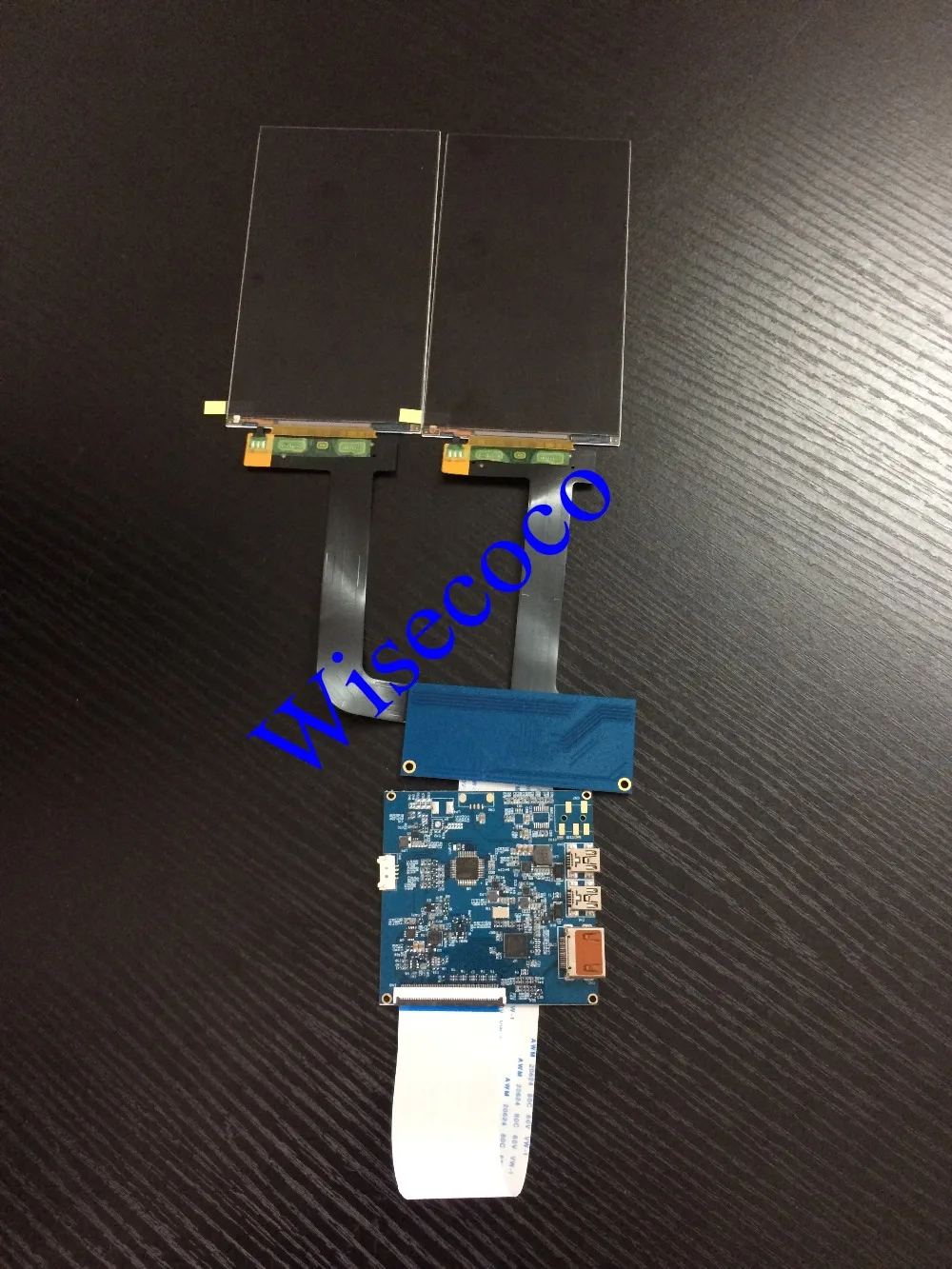 Двойной экран 5 дюйма 2K LS055R1SX03 2560*1440 60 Гц IPS CG silicon LCM с 2 USB драйверами управления для