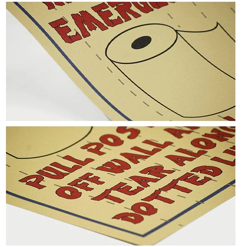 Распродажа винтажные забавные слова наклейки для туалета детской комнаты