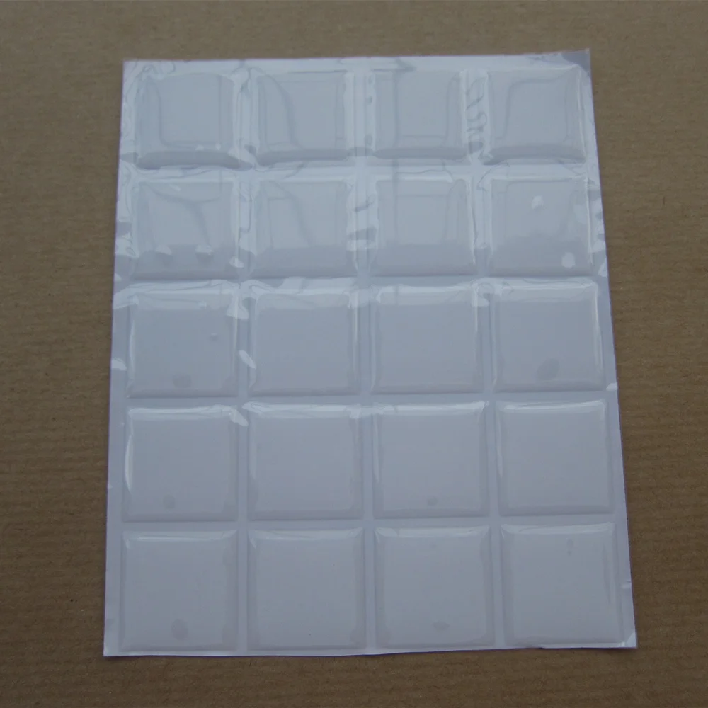 Оптовая торговля 100 ШТ. 1 Дюймов Площадь Эпоксидной Купол Наклейки DIY