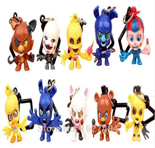 

10Pcs/Set FNA PVC Action Figures Five Nights At Freddy's Toys Doll Brinqudoes Free shipping