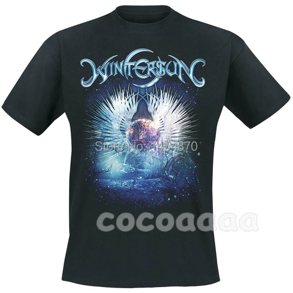 Брендовая мужская рубашка Wintersun Rock 3D Высококачественная новинка Лидер продаж