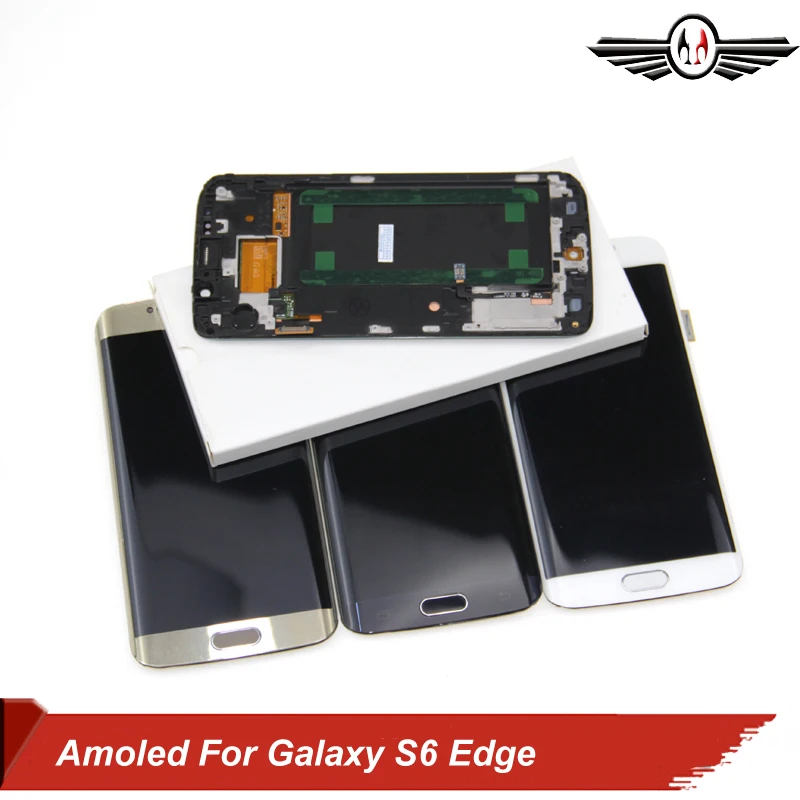 Для Samsung Galaxy S6 Edge Plus LCD G928 G928F SM дисплей + сенсорный экран в сборе Замена для SAMSUNG