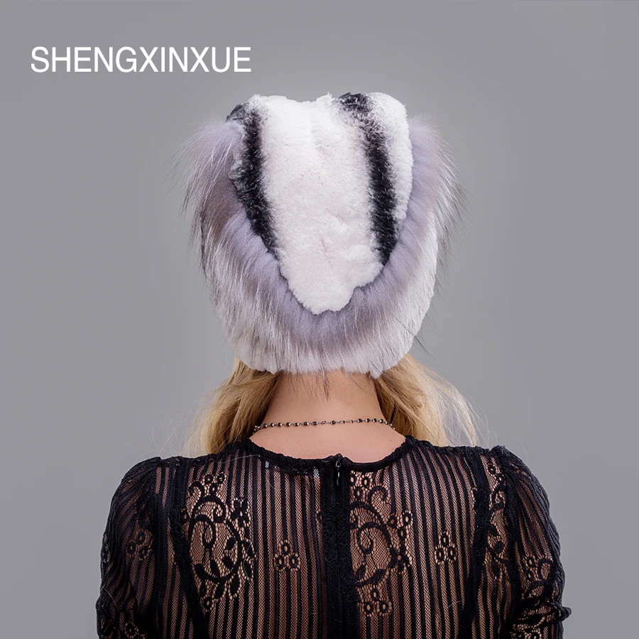 Женская шапка JIQIUZHANXUEFEI зимняя из натурального меха норки зима 2019|hats children winter|hat