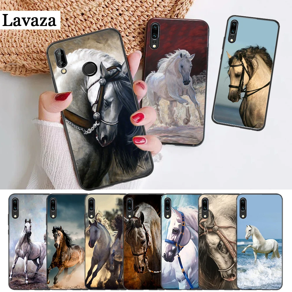 Силиконовый чехол The Great beauty horse для Huawei P8 Lite 2015 2017 P9 2016 Mimi P10 P20 Pro P Smart Z 2019 P30 |