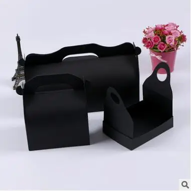 Новинка 2018 упаковочные пакеты для кексов стандартная однотонная белая черная