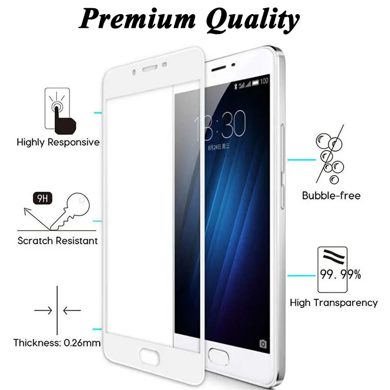 Защитное стекло для meizu m6 m5 note m5s защита экрана maise m3 note m6s закаленное стекло m 5 6 armor mezu 6note meize
