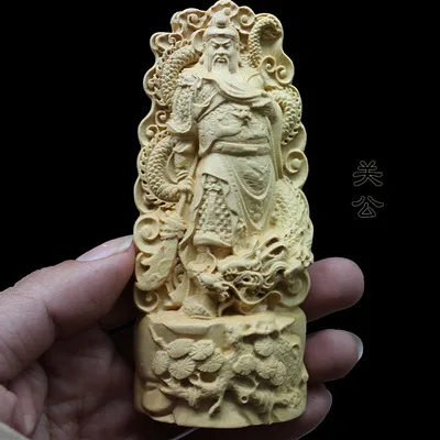 Кулон Самшит ручной работы &quotGuanyu&quot высота 11 см бесплатная доставка | Украшения и