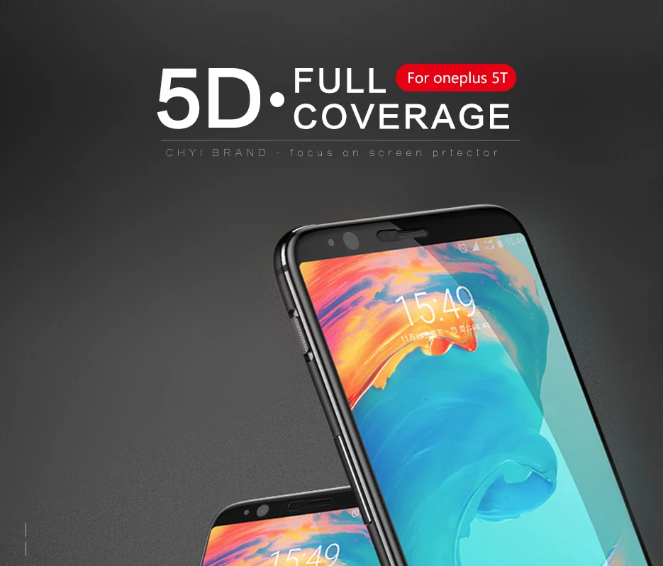 5D для oneplus 7 pro защита экрана закаленное стекло oneplus 5T изогнутая пленка для oneplus 6t 7 защитное стекло