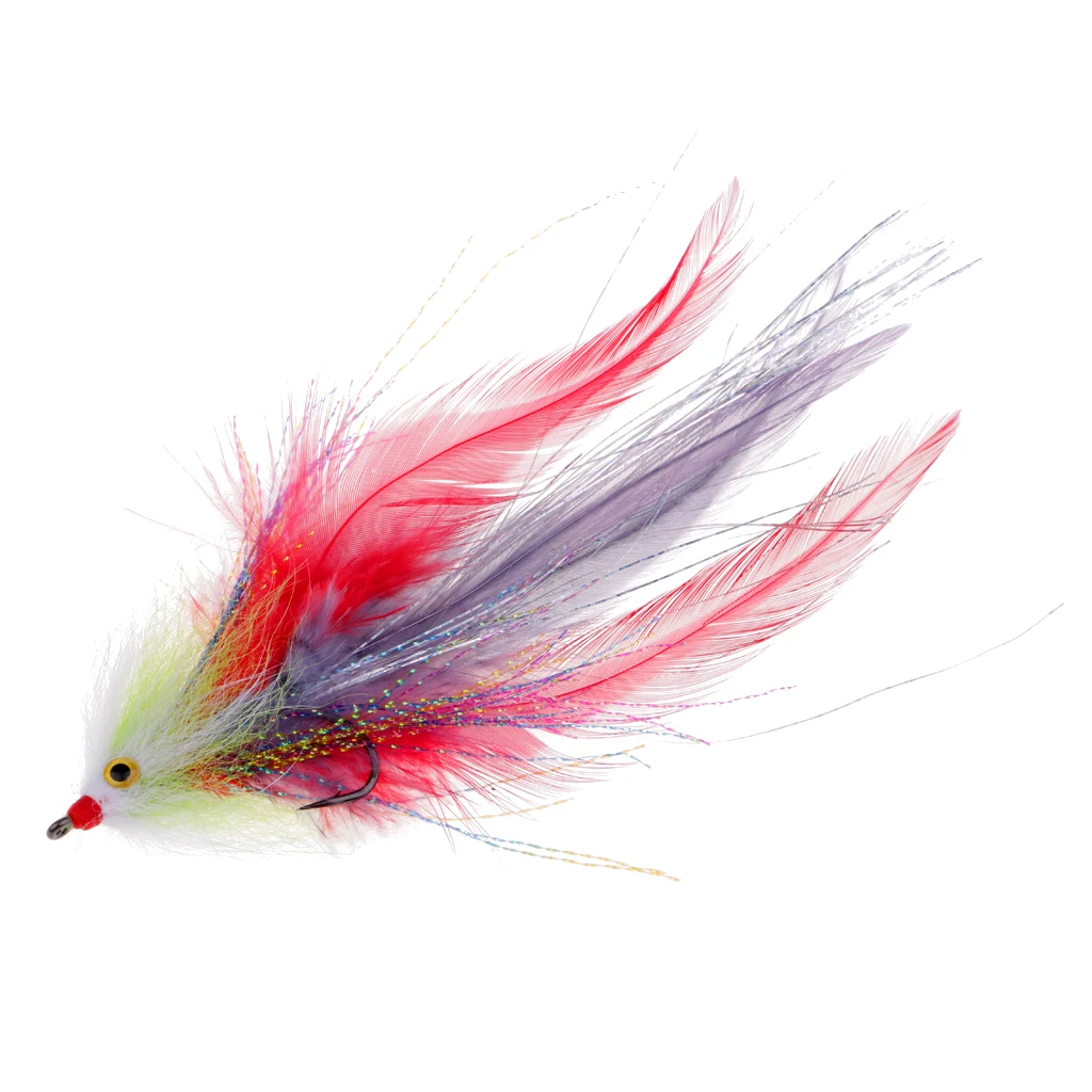 Нахлыстовая рыбалка соленая вода Flie Streamer Steelhead лосось стрейпер Искусственные
