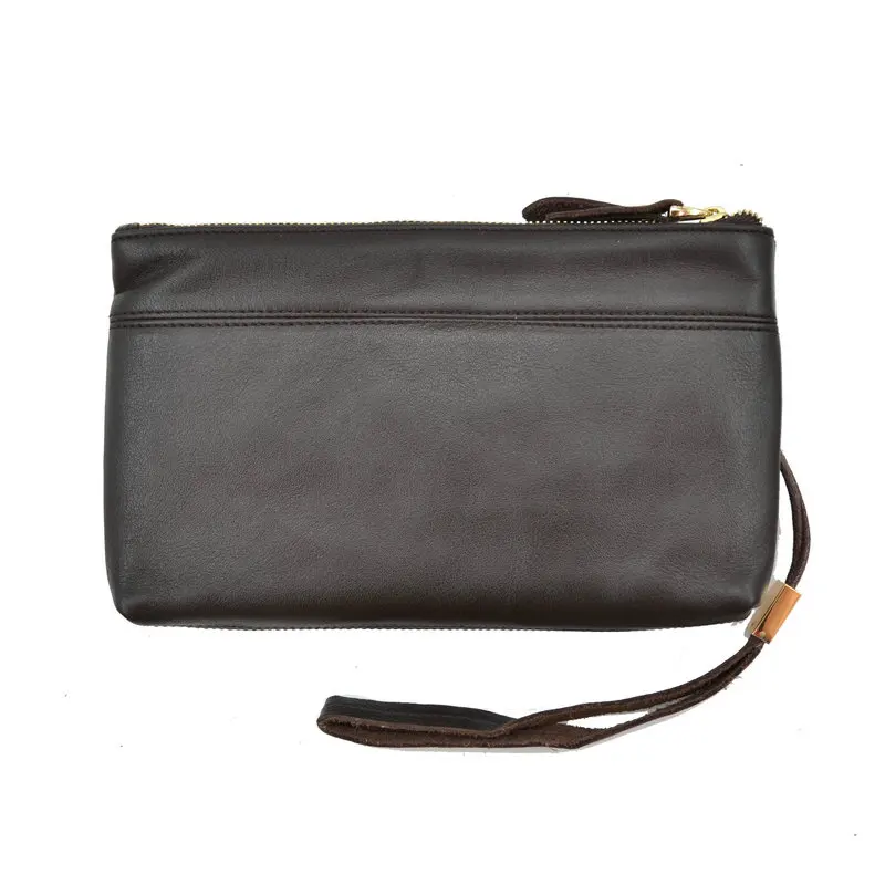 GENODERN мужские сумки клатчи бумажники из натуральной кожи деловые мужской кошелек