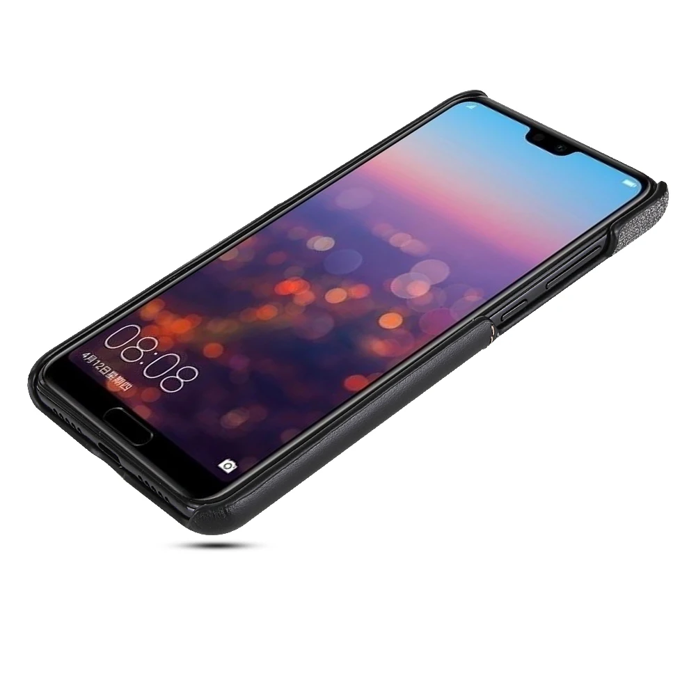 Case For Huawei P20 Fabric Splice High Grade PU Leather With Card Slot Shockproof Cover for Pro Fundas Coque |
