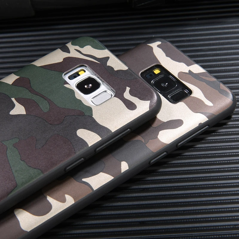 Камуфляжный чехол для Samsung A3 A5 A7 A8 2017 2018 Galaxy s10 чехлы камуфляжный J5 J7 2016 J4 J8 Note 9